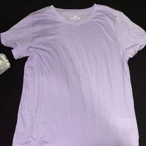 purple hollister shirt, size M